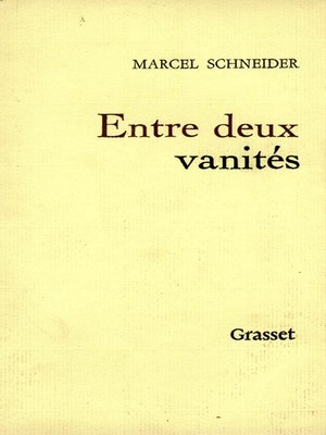 cover image of Entre deux vanités